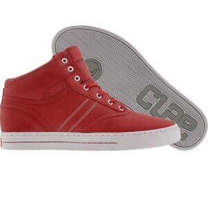 Clae Thompson Red Leather High Top